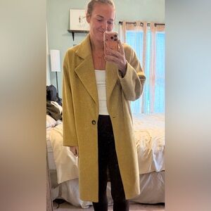 Women's Chartreuse Coat